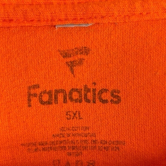 Fanatics Men’s Long Sleeve Orange Illinois Shirt - Picture 2 of 4